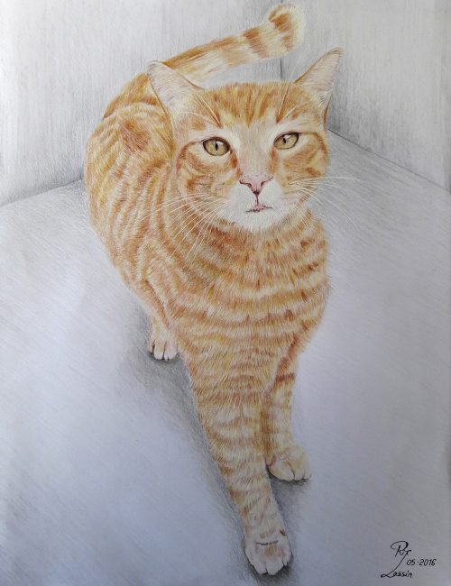 Técnica: Lápices de color

Soporte: Papel Bristol 270 g/m²

Medidas: 29,7 x 42 cm (A3)

Fecha de realización: Mayo 2016

VENDIDO